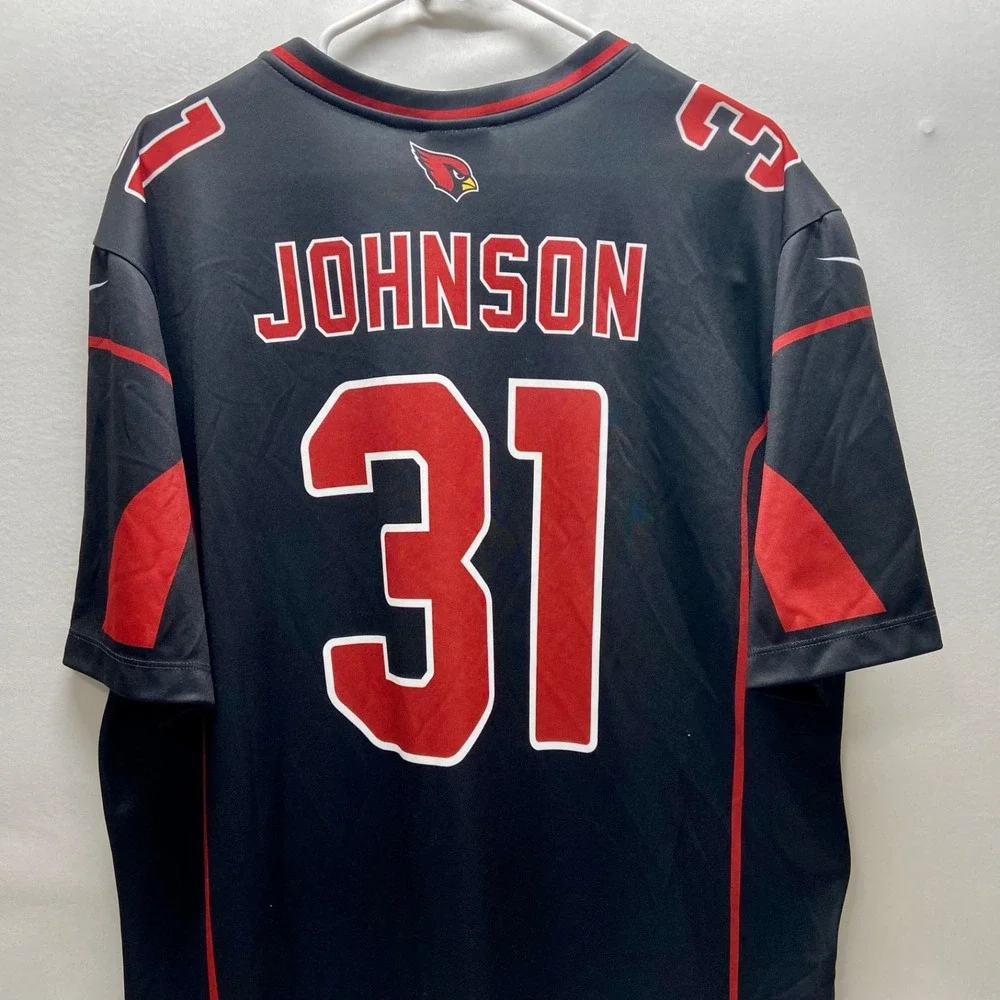 David Johnson 31 Arizona Cardinals NFL Jersey Men's XL Black Nike Color Rush GUC